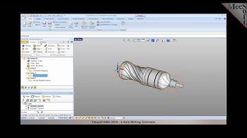 VisualCAM 2016 4Axis Milling Overview (Webinar Clip)