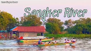 Discover overnight in floating village along the river of Sangker ,Battambang.