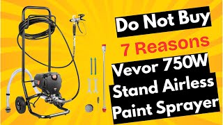 Stop! Watch This Before Buying VEVOR 750W Stand Airless Paint Sprayer Review