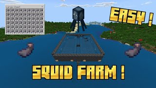 Easy 1.19.60 Squid Farm! Bedrock Edition! MCPE/Xbox/PS4/PC/Switch!