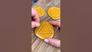 SQUID GAME Dalgona Candy #asmr #squidgame #squidgamecandy