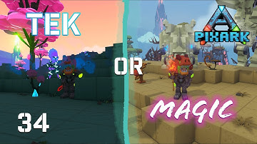 Tek or magic? | Pixark DLC Skyward Episode 34