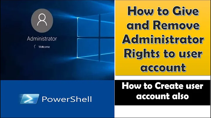 how to give and remove administrator rights to user in windows 7/8/10 ||create new user account