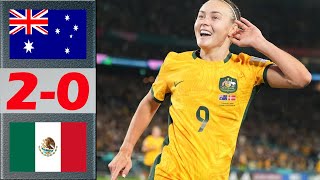 Australia vs Mexico Highlights | Women's Football Friendly International | 4.9.2024