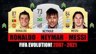 Ronaldo vs Messi vs Neymar FIFA EVOLUTION! 😱🔥 FIFA 07 - FIFA 21