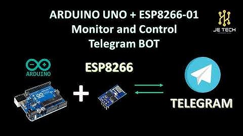 Tutorial #3 Full Cara Monitor Sensor dan Kendali LED Arduino UNO ESP8266 via BOT TELEGRAM