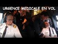 Urgence médicale en vol