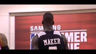Thon Maker Summer League debut | Bucks vs Cavs | 9 July 2016