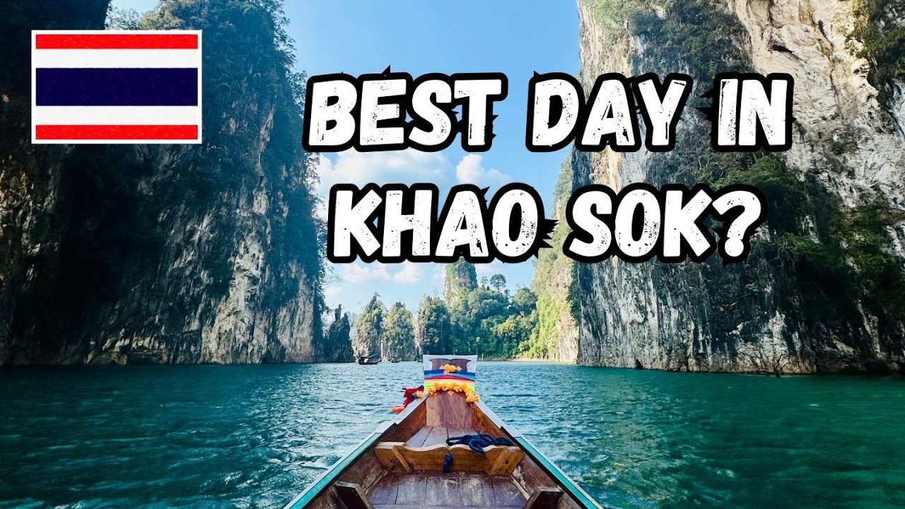 Exploring Khao Sok National Park: Longtail Boats, Jungle Trek & Hidden Caves | Thailand Vlog