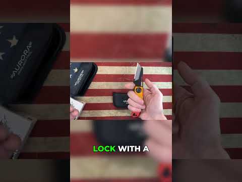 Razor Knife with a Pivot Actuated Liner Lock! Smooth Action Unboxing!