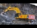 Mining spec Komatsu PC800LC Excavator Working in a Quarry