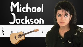 Smooth Criminal - Michael Jackson Guitar Tutorial, Guitar Tabs, Guitar Lesson (Fingerstyle)