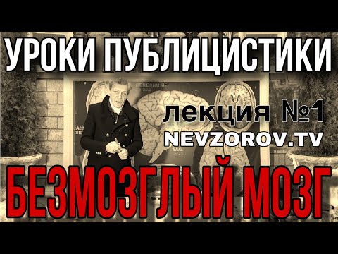 Уроки публицистики. Лекция № 1 . Безмозглый мозг.