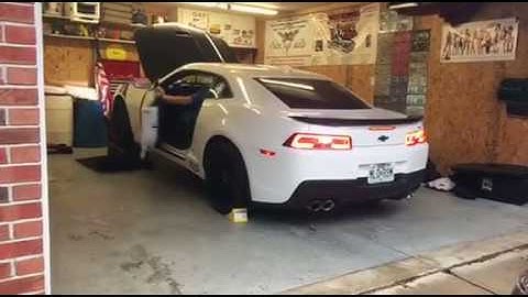 Camaro ss ls3 with open headers.