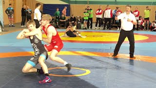 Wrestling / Ringen LM Sachsen 2024, Gelenau, Junioren, 67 kg, GR, Wagner - Hut