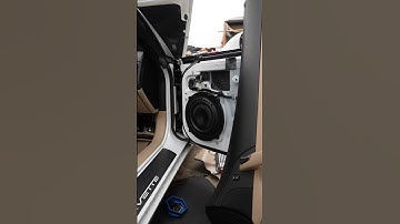 C6 Corvette Speaker Upgrade! #caraudio #subwoofer #cars #corvette #shorts