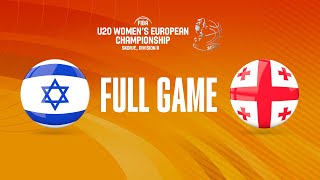 Israel v Georgia | Full Basketball Game |  FIBA U20 Women's European Championship 2022