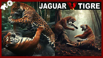 ¿Puede un jaguar luchar contra un tigre?