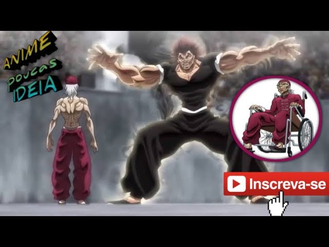 YUJIRO HANMA ARRANCOU A FACE DO RYU KAIOH NO GRANDE TORNEIO RAITAI