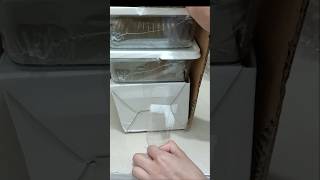 Unboxing Freezer Storage/Airtight Sealed Jar/Lazada Haul #shorts