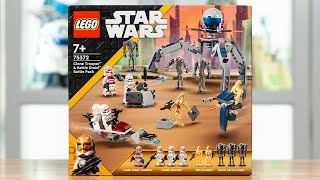 LEGO Star Wars 75372 CLONE TROOPERS & BATTLE DROIDS BATTLE PACK Review! ( 2024) 