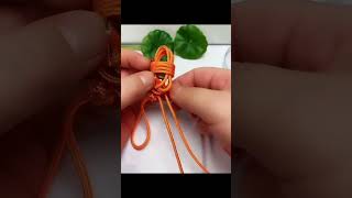 Diy tutorial llavero nudo macrame #shortvideo #diy #craft