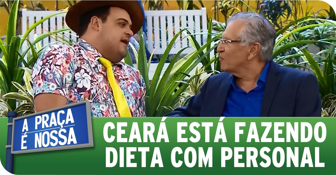 A Praça É Nossa (18/06/15) - Ceará conta que está fazendo dieta com personal trainer