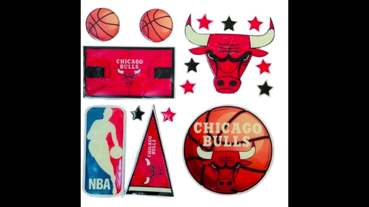 Wholesale Lot Of NBA Chicago Bulls Decals closeoutexplosion.com