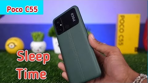 How to change lock screen time in Poco C55,How to change sleep time in Poco C55,
