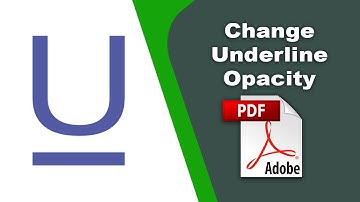 How to change underline color opacity in a pdf file (Edit PDF) using Adobe Acrobat Pro DC