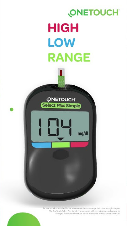 OneTouch Select Plus Simple- Colour sure technology