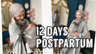 12 DAYS POSTPARTUM WITH NEWBORN