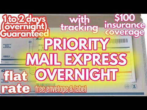 Видео: Разлика между USPS Express и Priority Mail