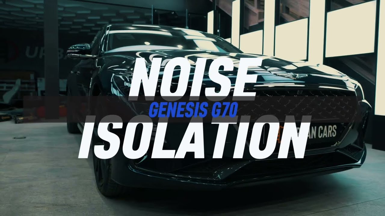 Full Sound isolation for the Genesis G70 — done!