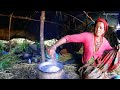 Cooking Lunch in a Hut || herds life of  Nepal ||