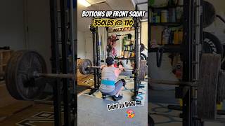 Most INSANE Anderson Front Squat Ever (EPIC Sack to Floor PR) 😤
