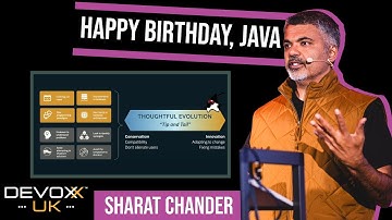 Happy Birthday, Java by Sharat Chander