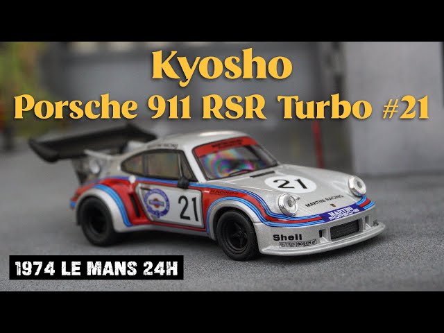 Miniature Porsche 911 Turbo 1975 Kyosho 1/43, Montée Métal, Neuve