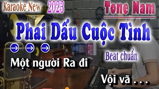 Phai Dấu Cuộc Tình - Karaoke Tone nam ( Nhạc Sống 2023 ) song nhien karaoke