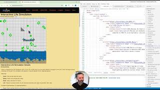 Life Simulation Experiment: Optimizing Touchscreen Design for Efficient Life Generation