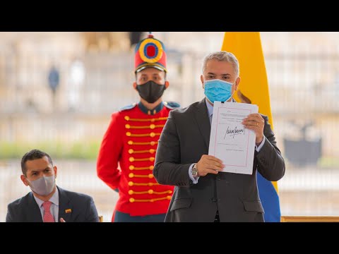 Palabras del Presidente Iván Duque en la sanción de la Ley de Inversión Social