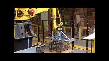 Flokontrol - Robotic Cardboard Bundle Palletizing / Robotlu Koli Balya Paletleme Sistemi