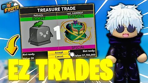 Trading From Rocket To Dragon Fruit In 24 Hours (Blox Fruits)