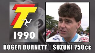 On Bike TT Experience | Roger Burnett | 1990 TT | Durex 750cc Suzuki by iomtt  1,885 views 3 years ago 3 minutes, 28 seconds