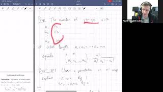 5. Multinomial coefficients, pigeonhole principle