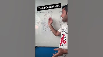 Tipos de matrices cuadradas #bachillerato #estudiantes #matemáticas #mates