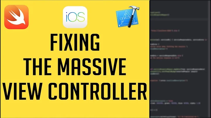 Refactoring The Massive View Controller