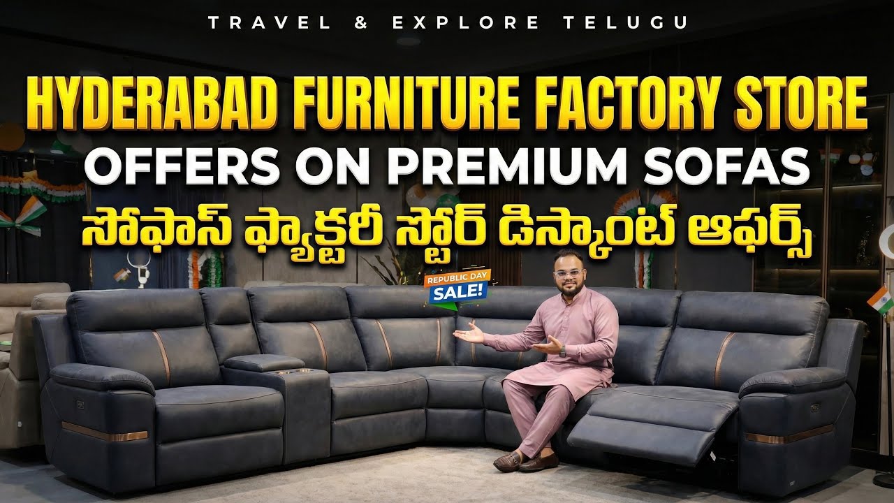 Best Flat 75% Discount Offers on Home Furniture | Sofas Factory Store Sale | Republic Day Sale