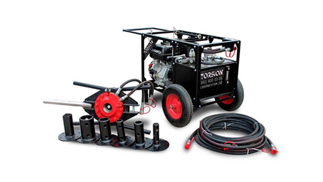 Гидравлический Сваекрут ТОРСИОН NORD-E - YouTube