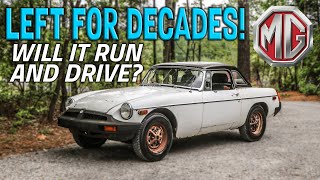 FORGOTTEN 1979 MG - Will It Run and Drive After Decades?